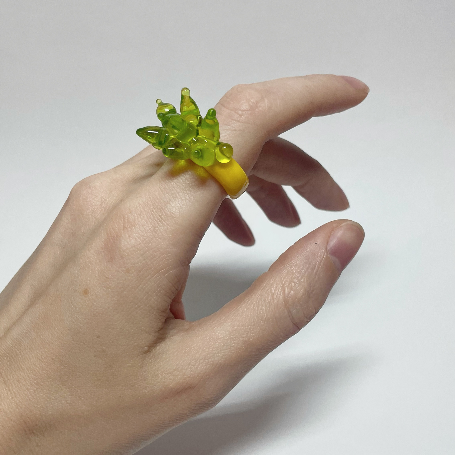 Кольцо ROZHKI moss - фотография товара