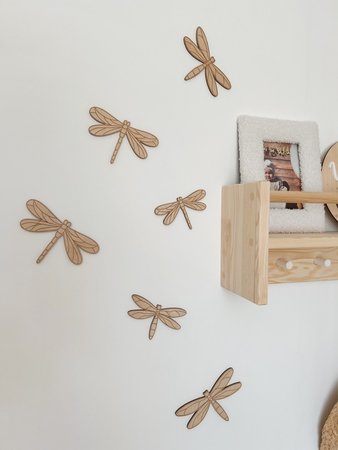 Настенный декор «Стрекозы» - фотография товара