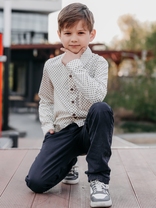 Рубашка для мальчика "Звезды"