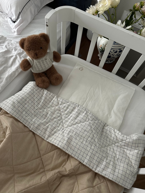 Set Newborn «Клетка beige»