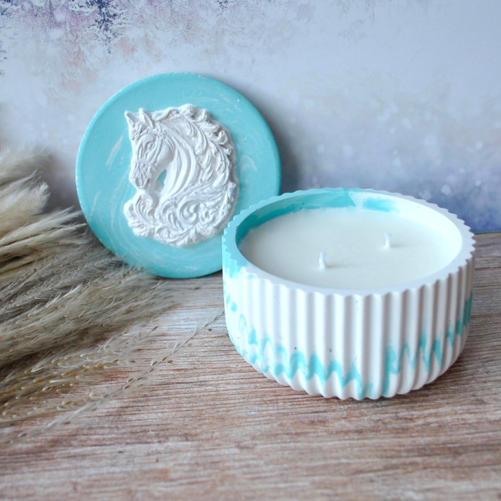 Свеча ароматическая "Конь барельеф"