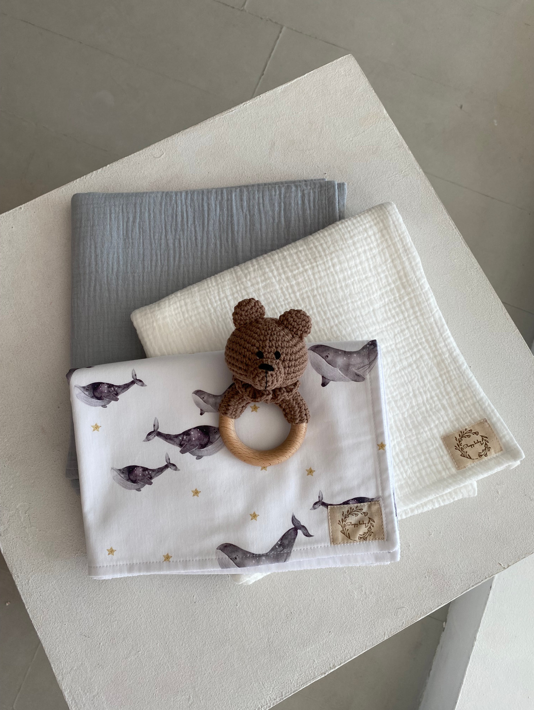 Бокс для гендер вечеринки «Киты» - фотография товара