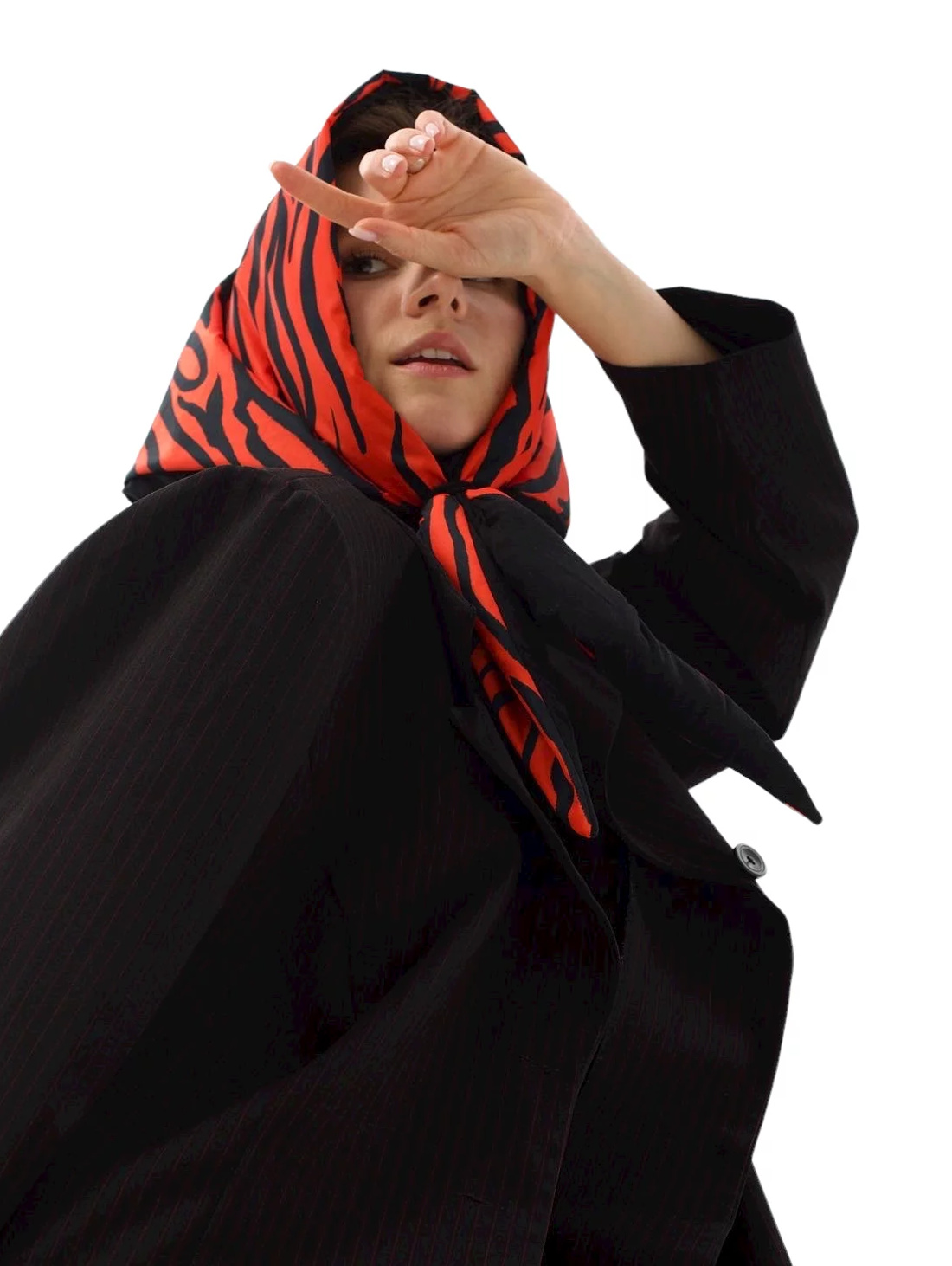 Косынка "Тигр яркий" - фотография товара