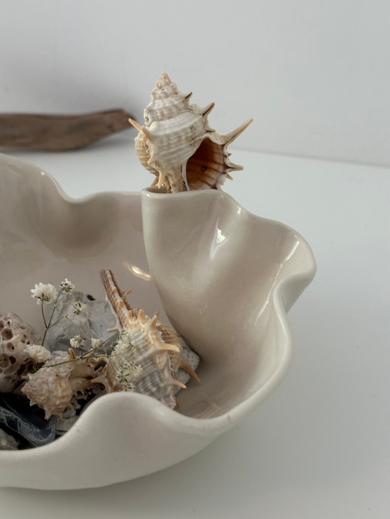 Вазочка «Tridacna» керамическая