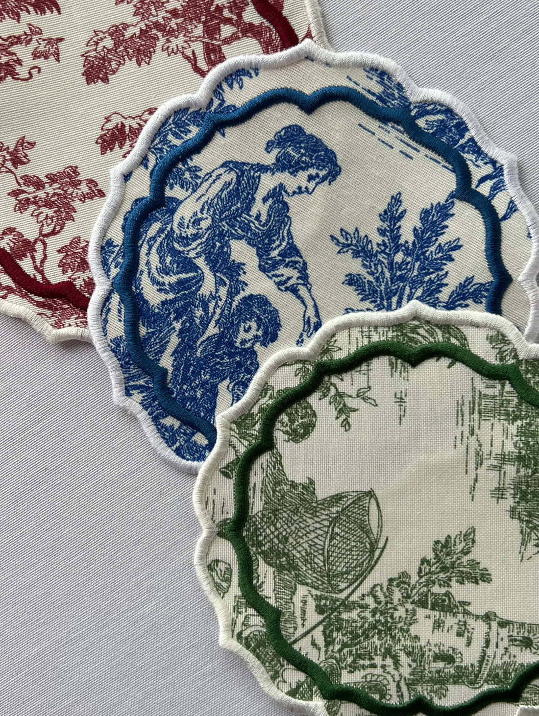 Костер (салфетка под бокал) «Туаль де Жуи» - фотография товара