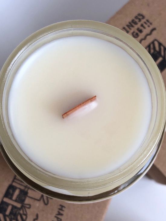 Ароматическая свеча «Наслаждайся», Зеленый чай с мятой и лимоном