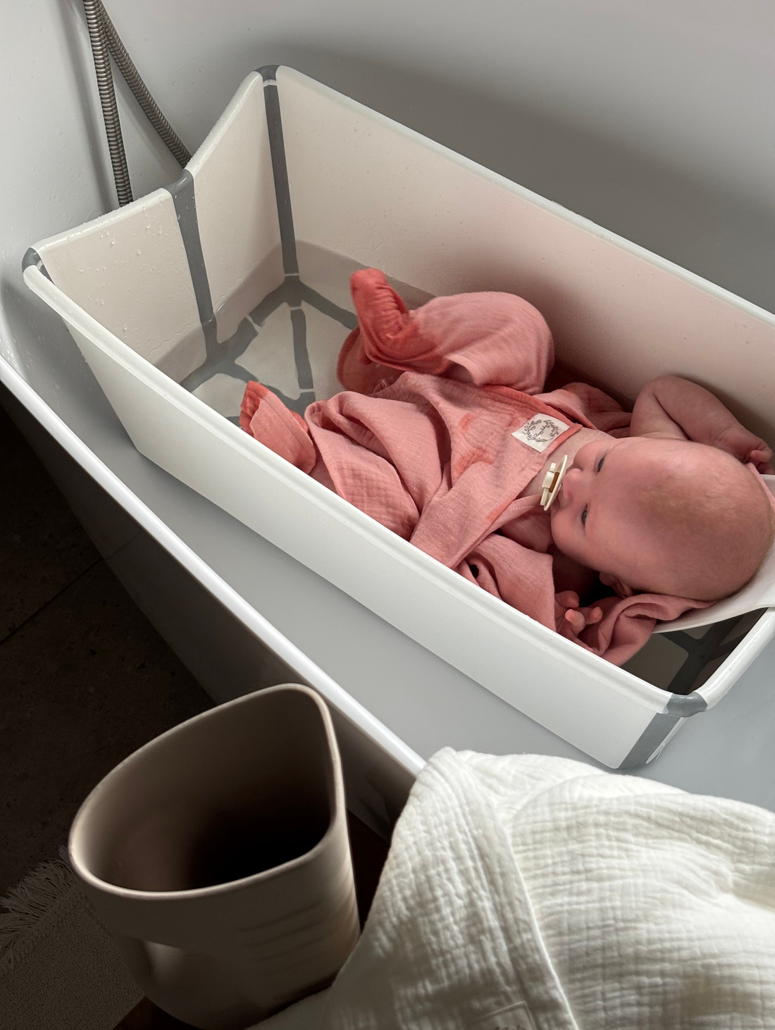 Муслиновая пеленка "Персик" - фотография товара