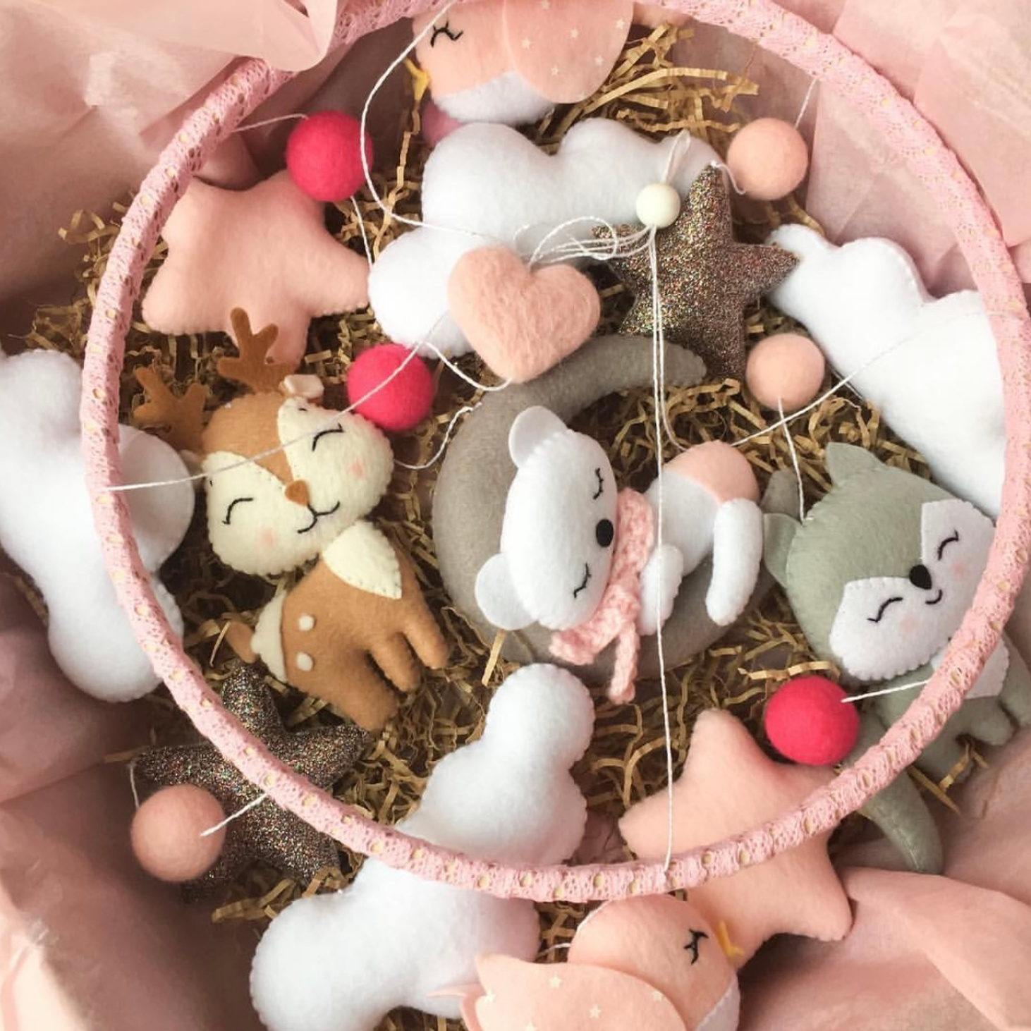 Мобиль в кроватку «Сон маленькой принцессы» - фотография товара