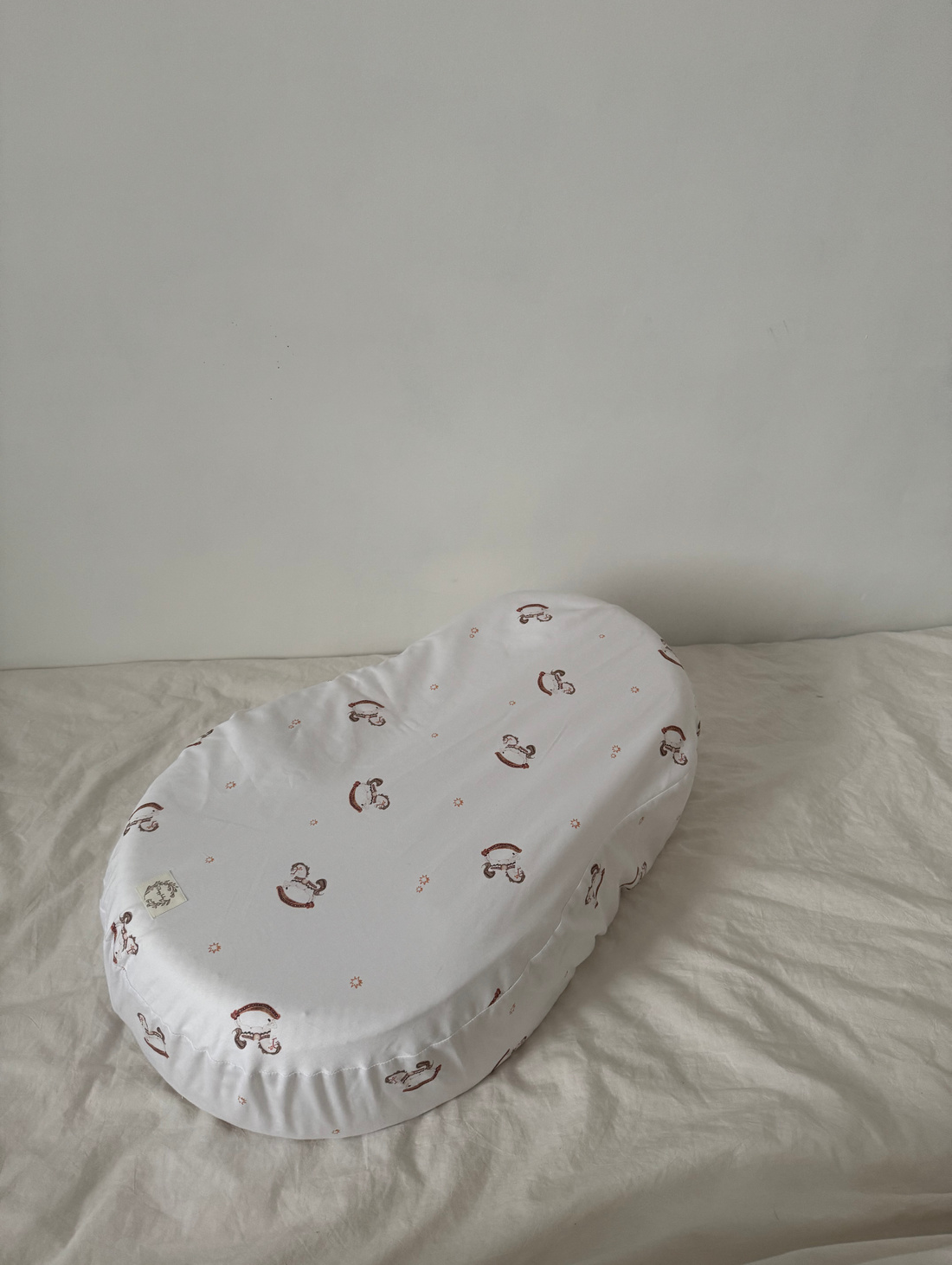 Наволочка на кокон «Лошадки» - фотография товара