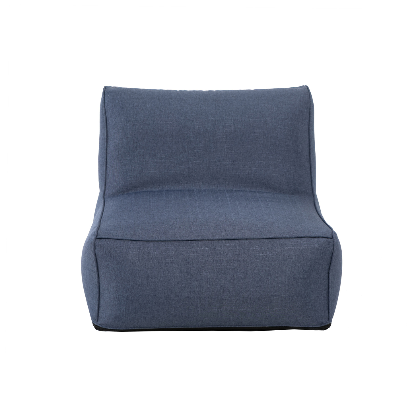 Модульное кресло Lite в рогожке Синее - фотография товара