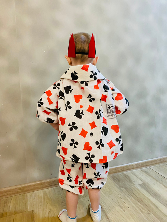 Карнавальный костюм "Карточный король", 2-3.5 года