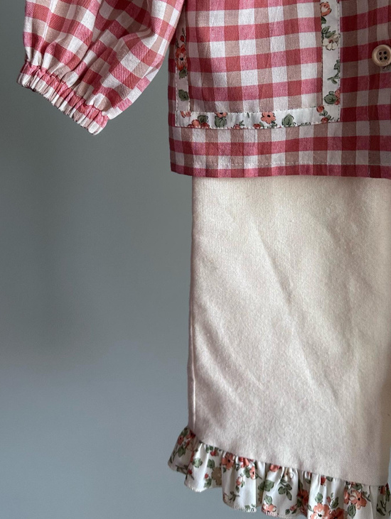 Костюм (блуза +брюки)