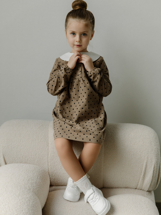 Платье в горошек