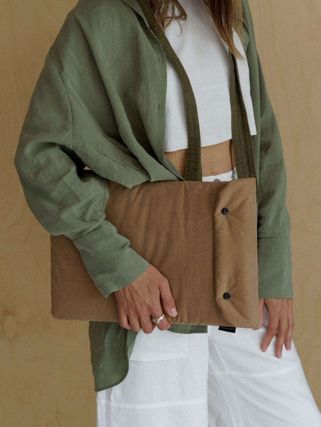 Чехол для MacBook 13/14, песочный - фотография товара