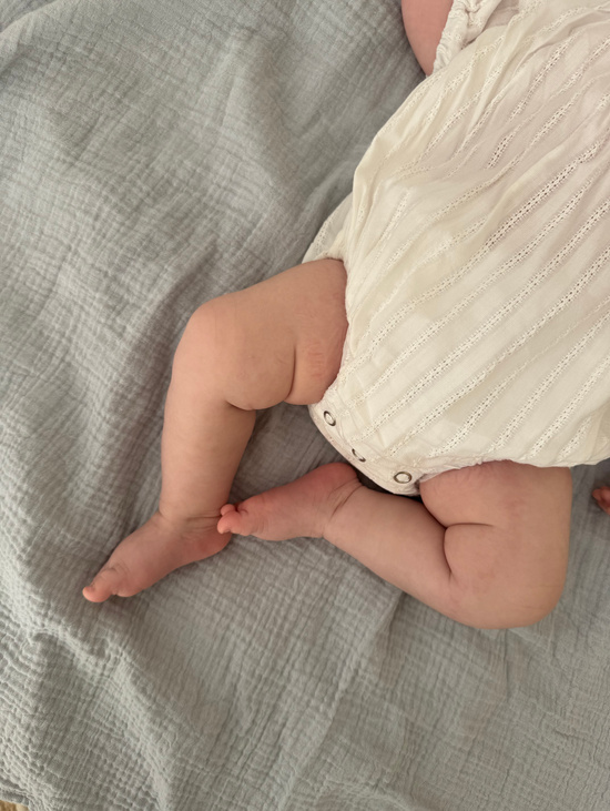 Муслиновая пеленка "Серый"