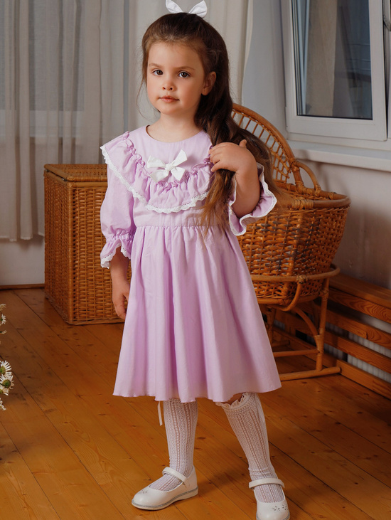 Платье для девочки "Сиреневая нежность"
